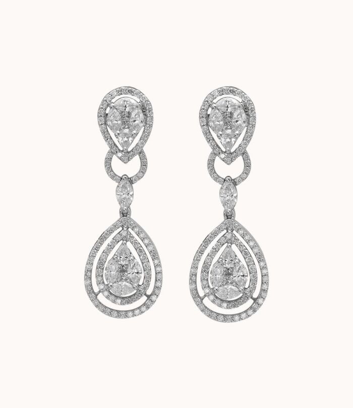 Celestial teardrop earrings