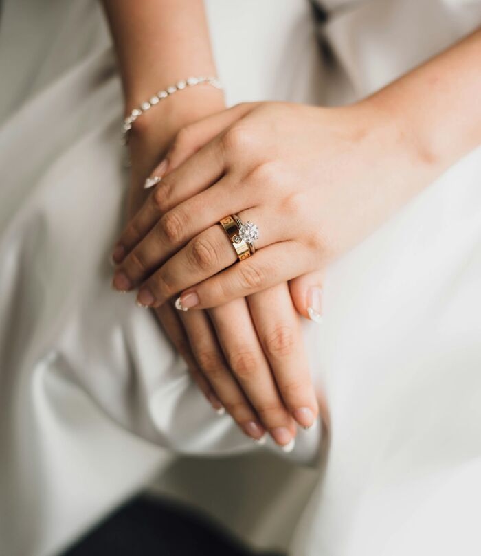 Silver cascade ring - Image 2